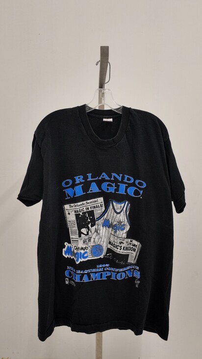 Fruit of the Loom Other - Vintage 1995 Orlando Magic NBA Eastern Conference Champions T-Shirt – Black (XL)